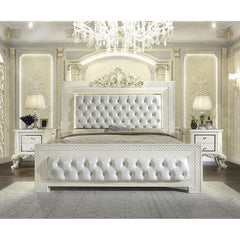 Homey Design Luxury Hd-8091 - Ck Bed-Iron Home Concepts