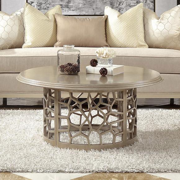 Homey Design Luxury Hd-8913Cham - Coffee Table-Iron Home Concepts