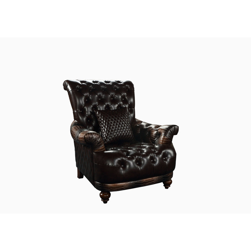 AFD Home Aussie Micro Leather Faux Gator Chair