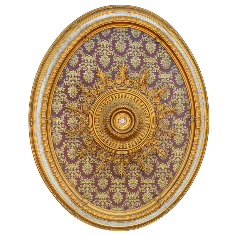 AFD Home Brocade Oval Chandelier Ceiling Medallion 79 inches