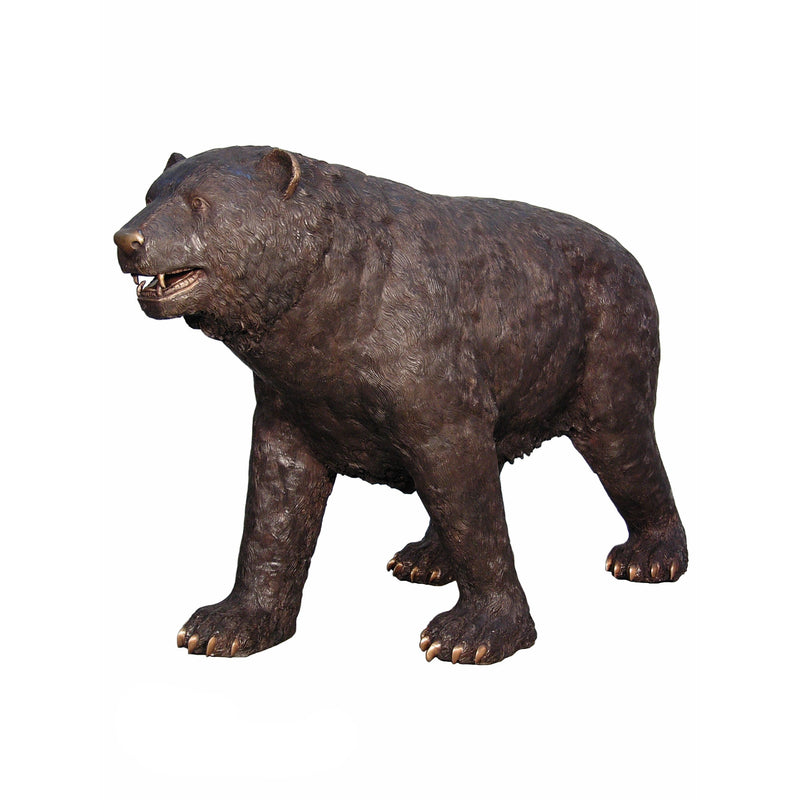 AFD Home Bronze American Black Momma Bear Standing 72 Inches Long