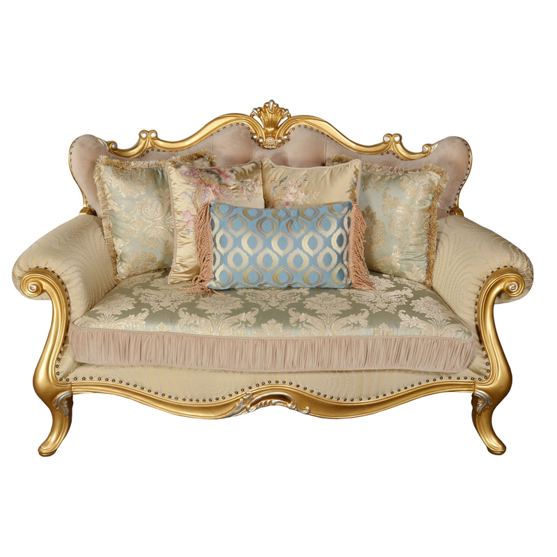 AFD Home Canary Royale Beige Love Seat