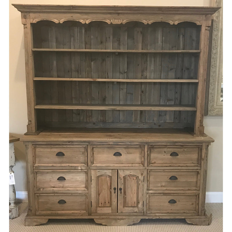 AFD Home Farmhouse Cote de Azur Hutch in Natural Finish