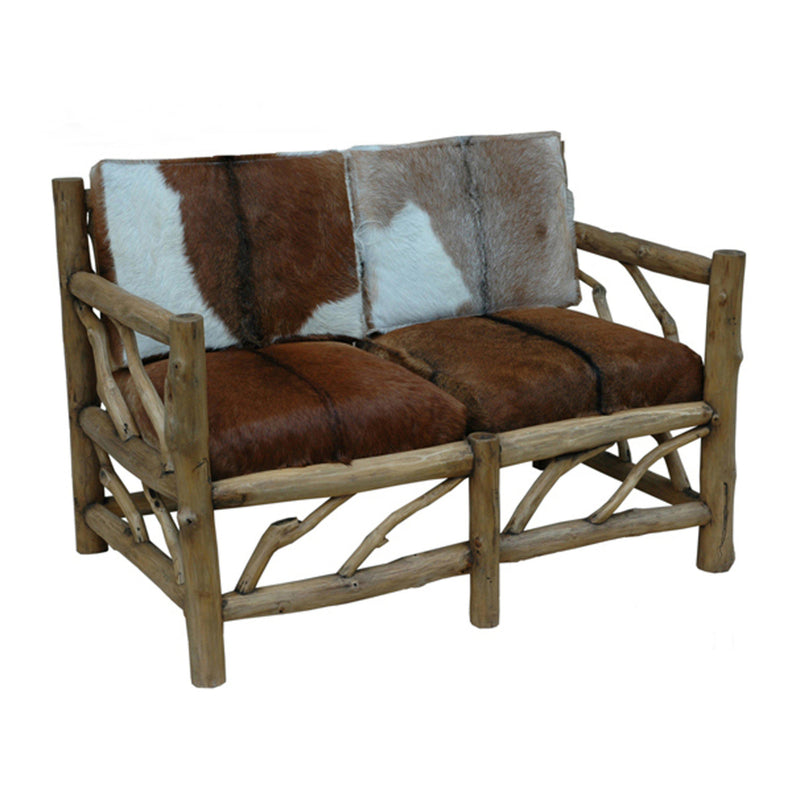 AFD Home Fur Teak Lodge Settee