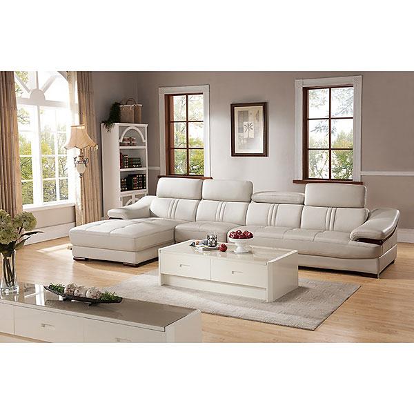 AFD Home Gabrulaital Leather Sectional (KIT)