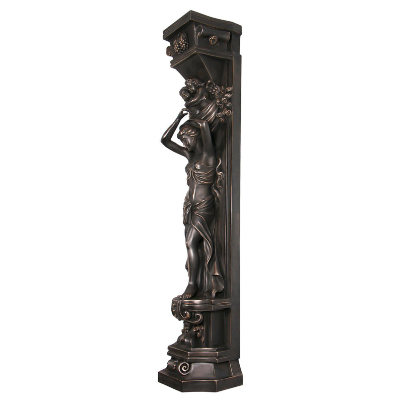 AFD Home Imperial Bronze Lady Pilaster