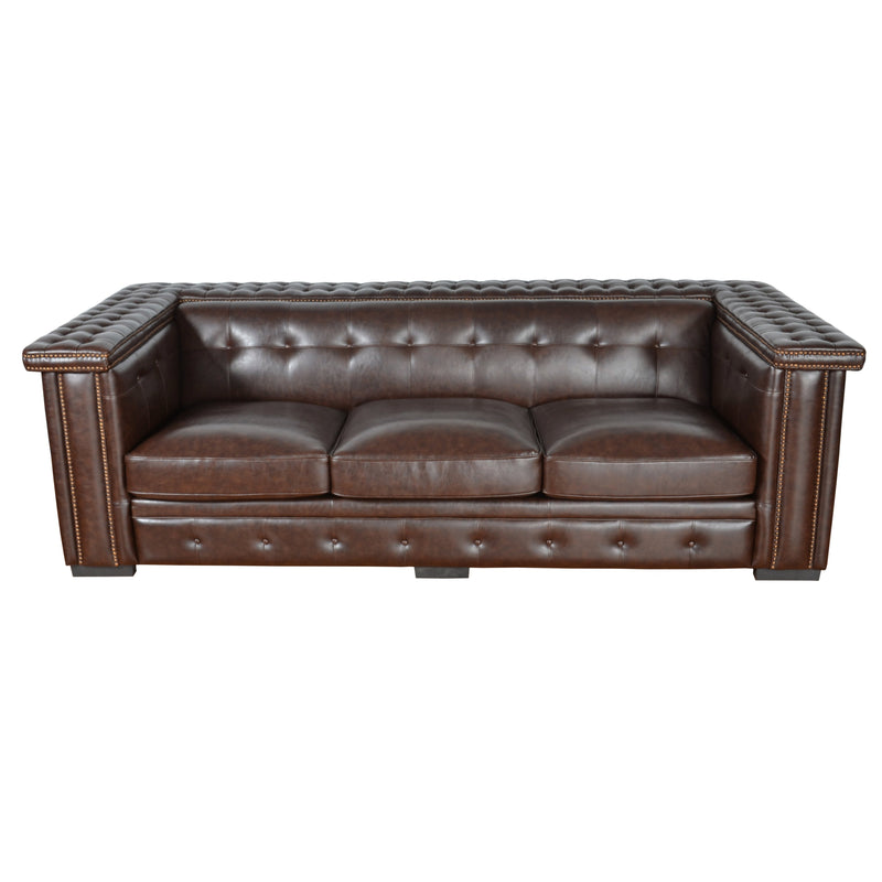 AFD Home Micro Leather Bench Sofa