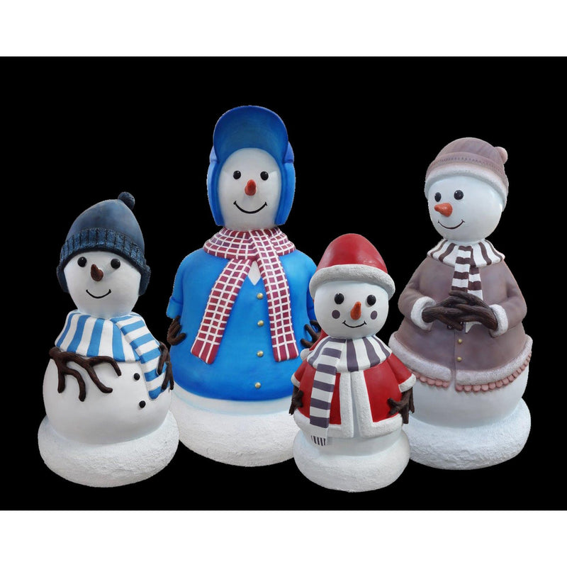 AFD Home Mini Snowman Family Set of 4 (KIT)