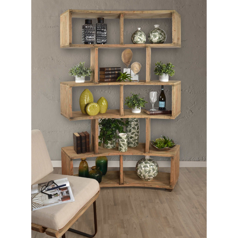 AFD Home Modern Radial Farmhouse Farmhouse Book Shelf