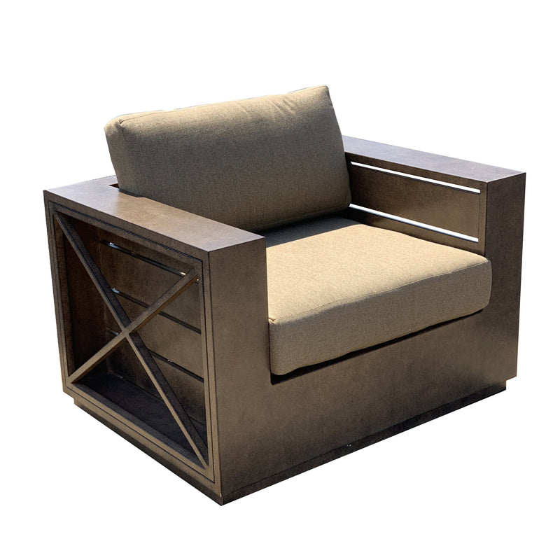 AFD Home Modern Rustic Club Chair