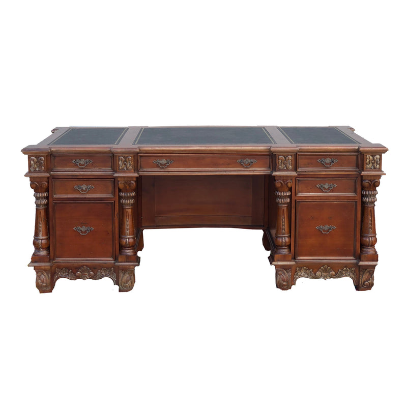 AFD Home Monarch Mahogany Executive Desk VC (KIT)