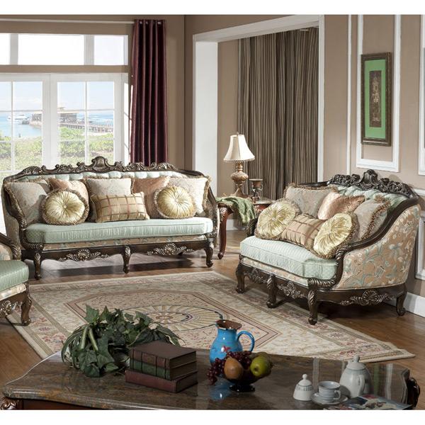 AFD Home Montague Blue Sofa