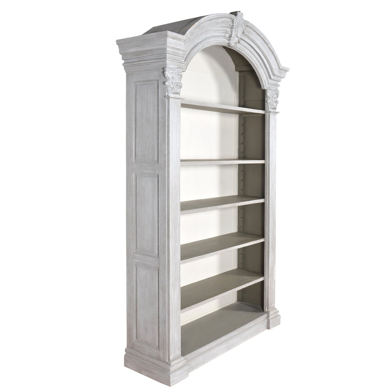 AFD Home Mystique Gray Continental Casual Bookcase