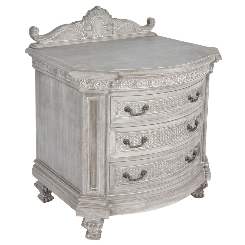 AFD Home Mystique Gray Nightstand