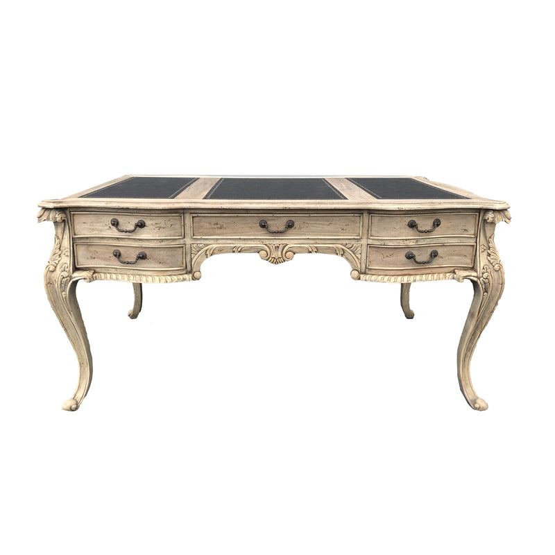 AFD Home Natural Mahognay Large Chippendale Writing Desk