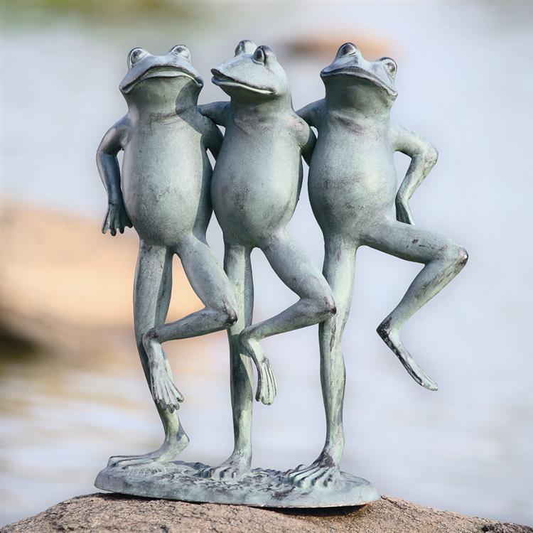 Dancing Frog Trio-Iron Home Concepts