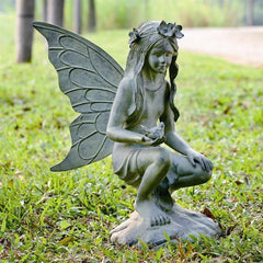 Fairy Garden Sculpture-Iron Home Concepts