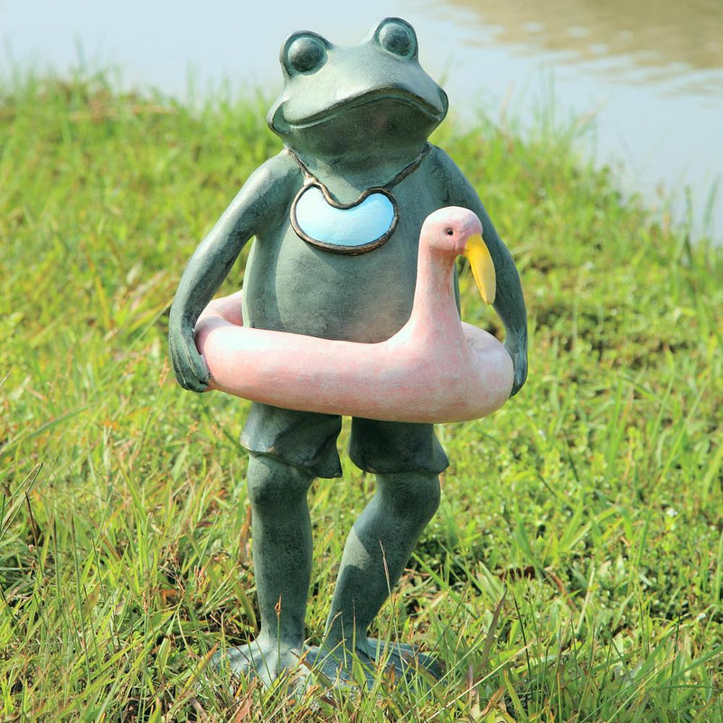 Garden Beach Buddy Frog-Iron Home Concepts