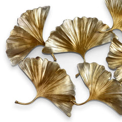 Gingko Leaf Wall Hanging-Iron Home Concepts