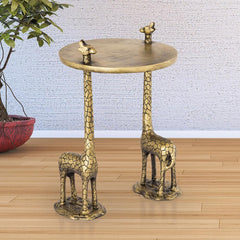 Giraffe Pair End Table-Iron Home Concepts