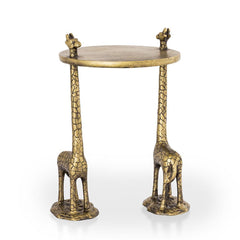 Giraffe Pair End Table-Iron Home Concepts