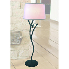 Mathews & Company Iron Leaf Floor Lamp-Iron Home Concepts