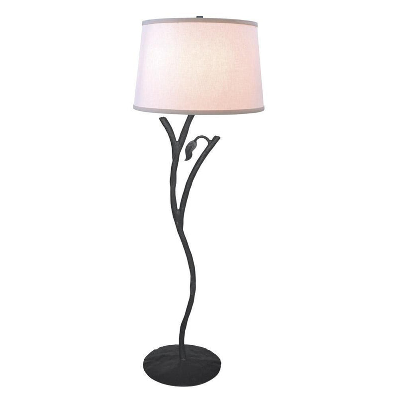 Mathews & Company Iron Leaf Floor Lamp-Iron Home Concepts