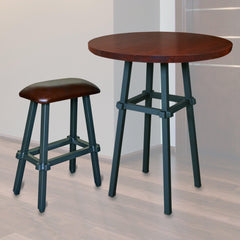 Mathews & Company Iron Tower 30'' Bar Stool-Iron Home Concepts