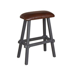 Mathews & Company Iron Tower 30'' Bar Stool-Iron Home Concepts