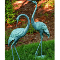 Medium Garden Crane Pair-Iron Home Concepts