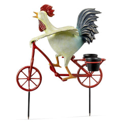 Speedy Chicken Garden Planter Stake-Iron Home Concepts