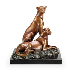 SPI Home Alert Cheetah Statue-Iron Home Concepts