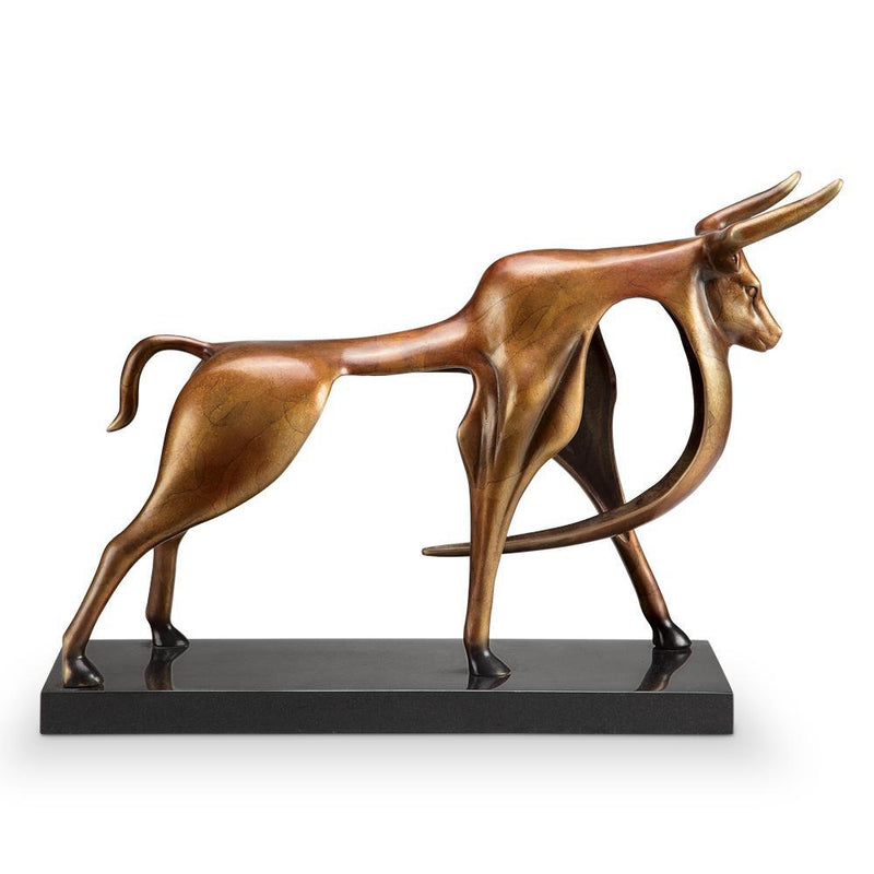 SPI Home Contemporary Bull Statue-Iron Home Concepts