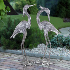 SPI Home Crested Egrets Statue Set-Iron Home Concepts