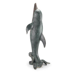 SPI Home Dolphin Garden Spitter Fountain-Iron Home Concepts