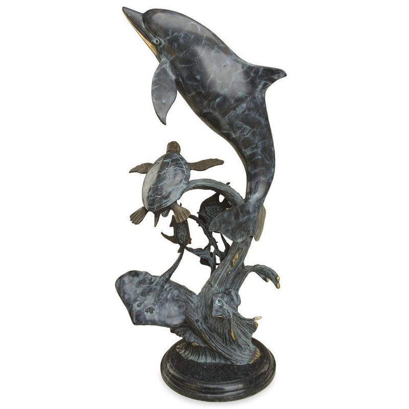 SPI Home Dolphin Seaworld Statue-Iron Home Concepts