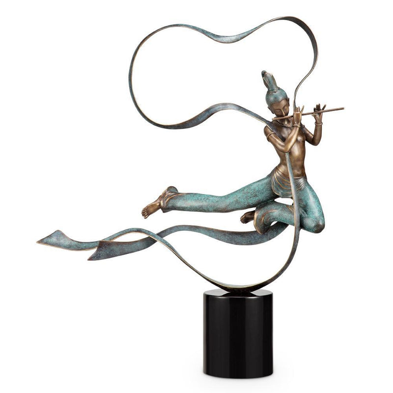 SPI Home Dunhuang Dancer with Flute-Iron Home Concepts