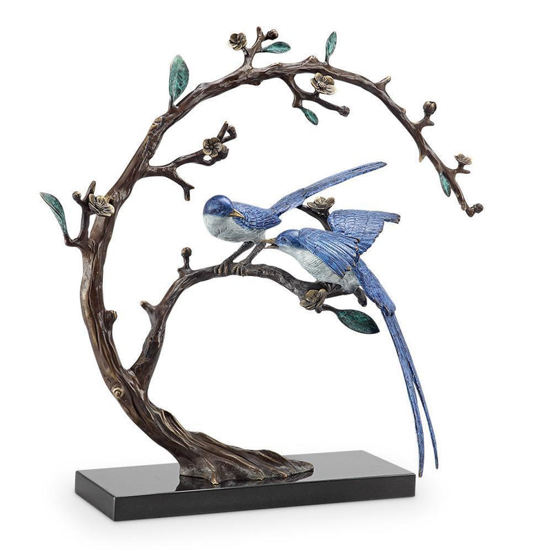 SPI Home Good Tidings Bird Pair Statue-Iron Home Concepts