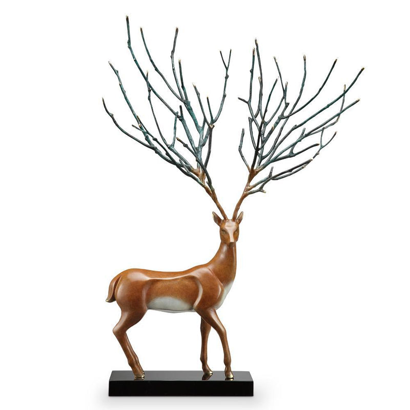 SPI Home Proud Stag Deer Statue-Iron Home Concepts