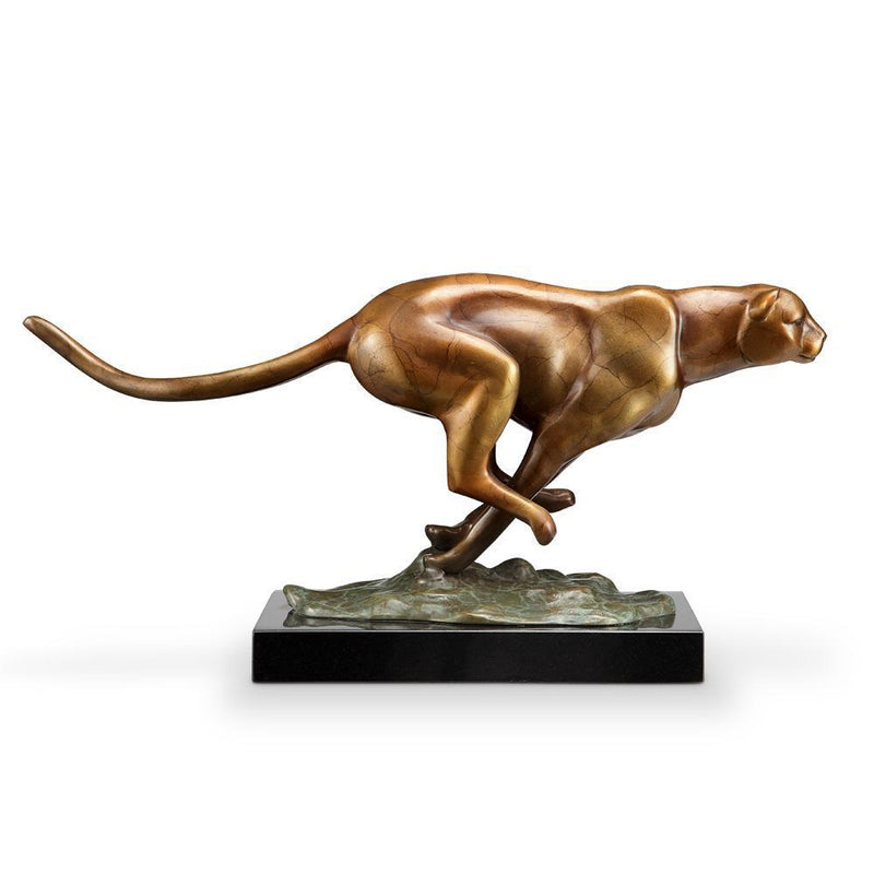 SPI Home Speed Cheetah Statue-Iron Home Concepts